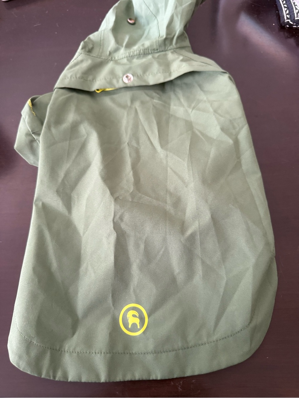 Backcountry x petco The Rain Jacket Rain Shell - Green & Yellow - Size small
